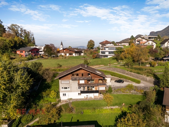 Traumhaft renovierte 3-Zimmer-Wohnung am Burgweg mit Fernsicht über Götzis