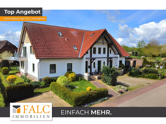 Großes Mehrgenerations-Doppelhaus nahe Schwerin * Tolles Zuhause mit 3 WE´s auf großem Grundstück!