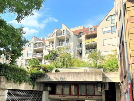 2 Zimmer-Wohnung mit Balkon und Tiefgaragen-Stellplatz mitten in der City