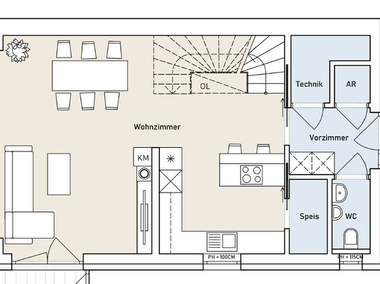 exklusives Haus an der südlichen Stadtgrenze Wiens - 2 Stellplätze inklusive - provisionsfrei