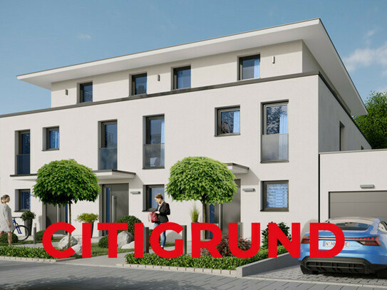 Hadern - Familienfreundliches Neubaustadthaus mit großer Dachterrasse und schönem Garten