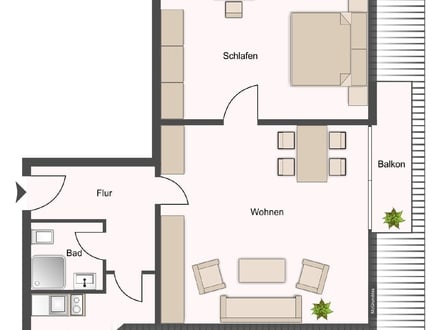 Top sanierte 2-Zimmer-Wohnung im Szeneviertel Hafen!