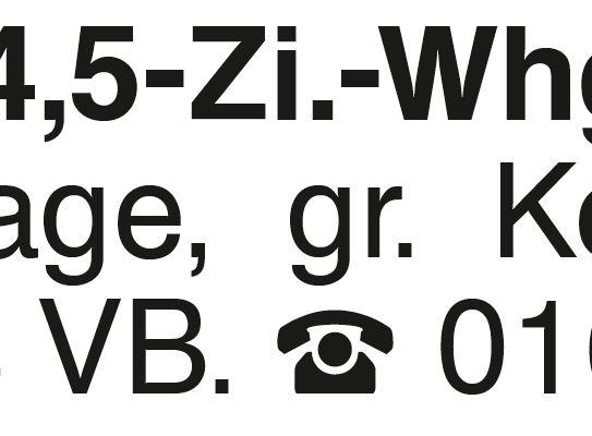 Rosenfeld, 4,5-Zi.-Whg.