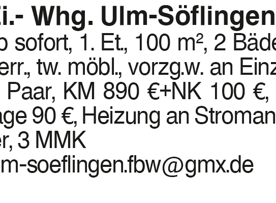 4 Zimmer-Wohnung