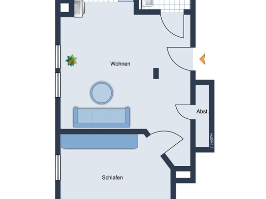 Über den Dächern von Cannstatt - helle & gepflegte 2 Zimmer-Dachgeschoßwohnung - frei ab Mai 2024