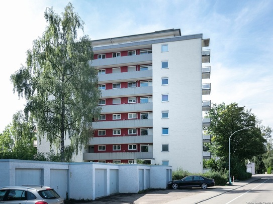 Leerstehende 2-Zimmer-Wohnung mit Balkon