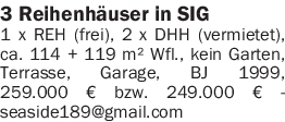 Kaufangebote Häuser allgemein