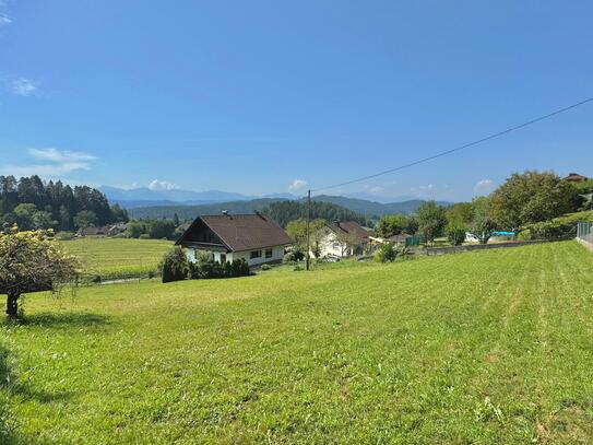 Klagenfurt - Großbuch: Fantastischer Baugrund (sonnig und ruhig) mit Fernsicht in super Nachbarschaft