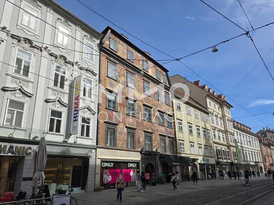 Bürofläche im "gemalten Haus" in Top-Lage zu vermieten - nahe dem Hauptplatz / Herrengasse 3 - Top 518