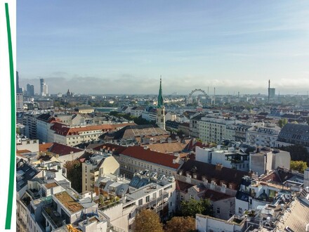 Wohnungspaket - nahe Urania im Dachgeschoss mit riesiger Dachterrasse