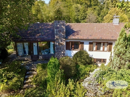 Einfamilienhaus mit großzügigem Garten und Bergblick