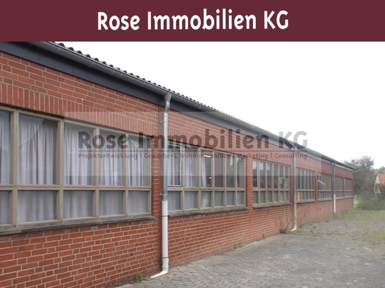 Rose-Immobilien-KG: Lager-/Produktionshalle in Rinteln zu vermieten!