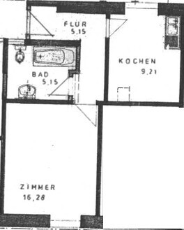 Renovierte 1-Zimmer Wohnung: Wohnen im historischen Zentrum