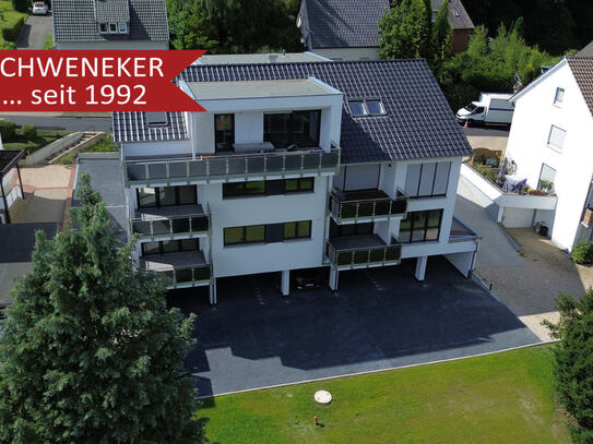 Erstklassige Neubauwohnung mit phantastischem Weitblick und überdachtem Balkon!