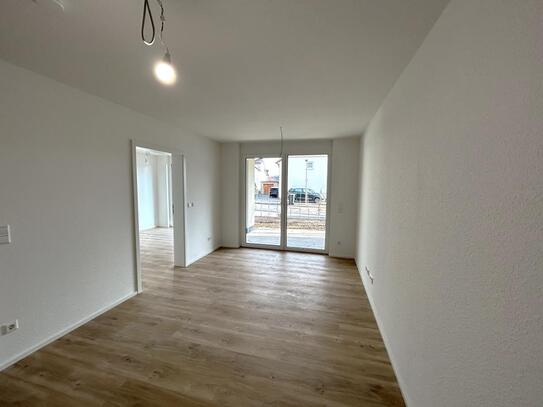 Betreutes Wohnen: Schöne 2-Zimmerwohnung mit Ostterrasse und kleinem Gartenanteil