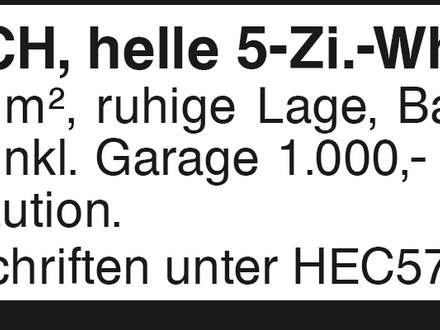 HCH, helle 5-Zi.-Whg.
