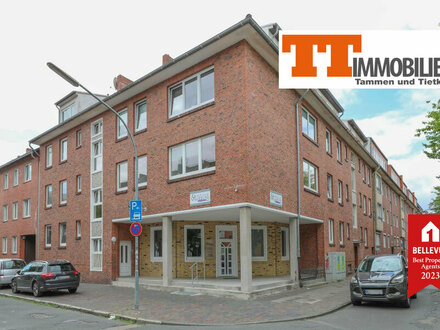 TT bietet an: Wohnung und vermietete Gewerbefläche in zentraler Lage von Wilhelmshaven!