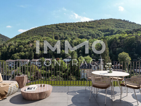 Fernblick auf den Wienerwald: lichtdurchflutete 4 Zimmer mit 2 Terrassen und 1 Balkon