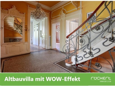 +++ ALTBAUVILLA MIT WOW-EFFEKT +++ Praxis? Kanzlei? Büro? Wohnen? Ihre Entscheidung!