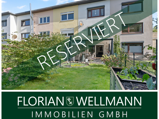 Bremen - Neue Vahr | Gepflegtes Reihenmittelhaus mit moderner, wertiger Ausstattung, Wohnküche, Südwestterrasse, Garage…