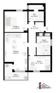 Attraktive 3 ZKB-Wohnung mit Balkon in naturnaher Lage – 55126 Mainz, 55126 Mainz – Vorschaubild 11