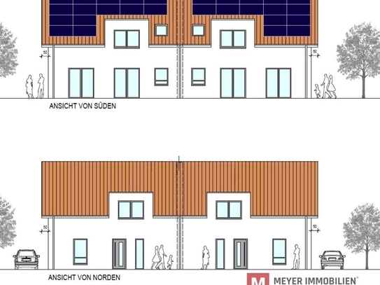 Baugrundstück mit genehmigtem Doppelhaus in Rastede (Obj.-Nr.: 6429)