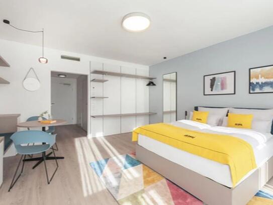 Luxuriöse 1 Zimmer Wohnung mit Balkon