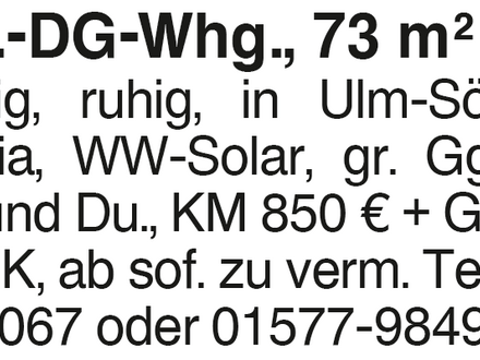 2,5-Zi.-DG-Whg., 73 m2