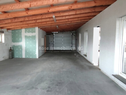 ROSE IMMOBILIE KG: Lager-/Werkstatthallen mit Bürohaus in Espelkamp zu vermieten.