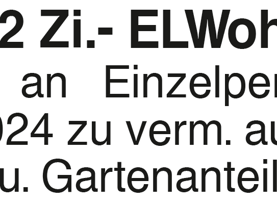 2 Zimmer Einliegerwohnung