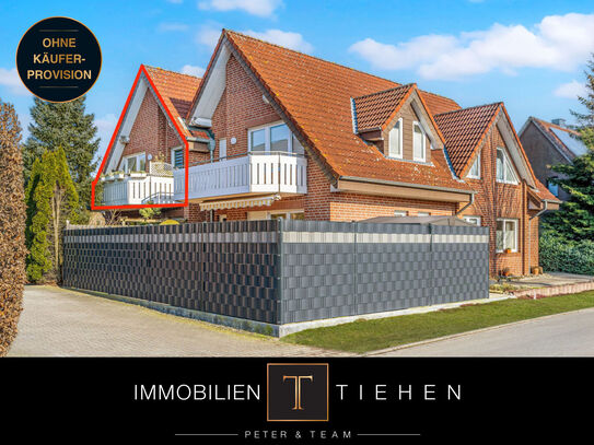 Ruhig gelegen, sicher vermietet: 3-Zimmer Dachgeschosswohnung in der Meppener Kuhweide!