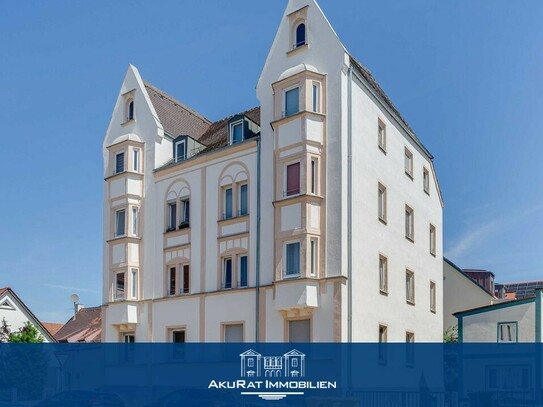 3-Zimmer Wohnung in charmantem Stadthaus nahe der Augsburger Innenstadt! Nur 1 Gehminuten zum Lech