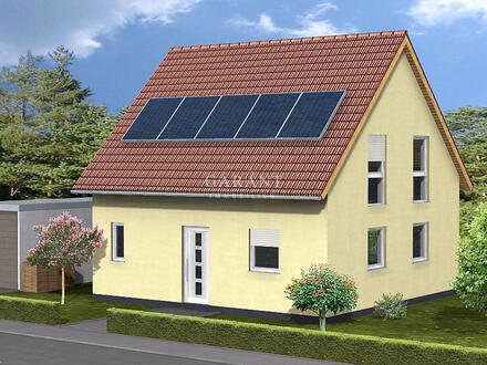 Neu geplantes Einfamilienhaus mit Wärmepumpenheizung und fünf Zimmern in ruhiger Lage