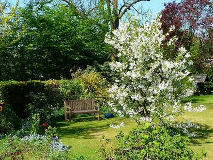 Traumhaftes Gartengrundstück mit Blick in die Weinberge