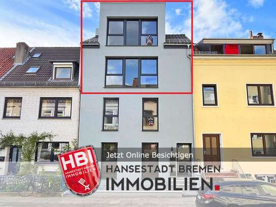 Flüsseviertel / Exklusive 4-Zimmer-Maisonettewohnung mit Balkon in Toplage