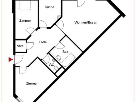 Schöne 3 1/2 Zimmer-Wohnung in Aussichtslage und sonniger Umgebung!