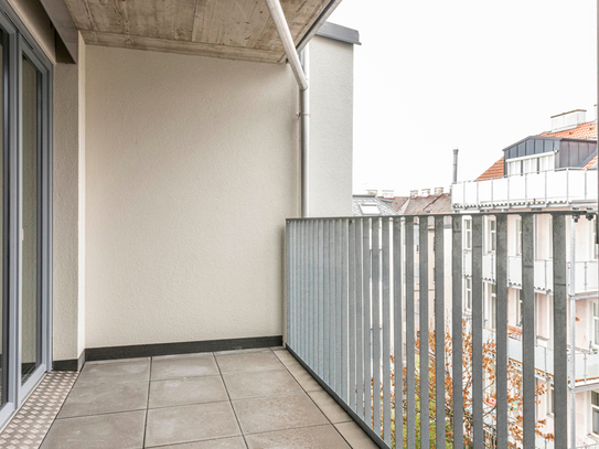 JADENHOF – Stilvolle 2-Zimmer-Wohnung mit Balkon in exzellenter Wohnlage mit Nähe zur U3