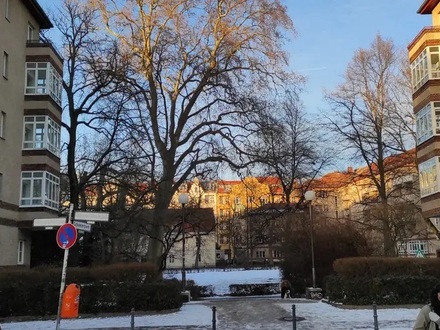 bezugsfreie 2-Zimmer-Wohnung direkt im Schoelerpark mit herrlichem Ausblick, West-Balkon, Einbauküche