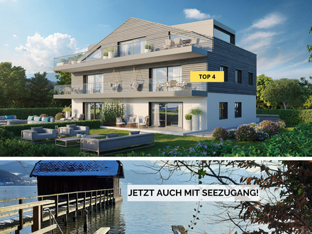 Bei Kauf bis 31.5. 24 zahlt der Bauträger die GESt.! Litzlberg Top 4 | Seezugang