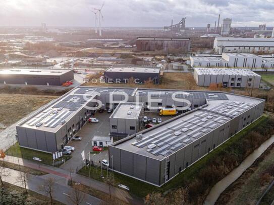 Hochwertiger Neubau mit Lager- und Büroflächen im Gewerbegebiet Bremen-Industriehäfen