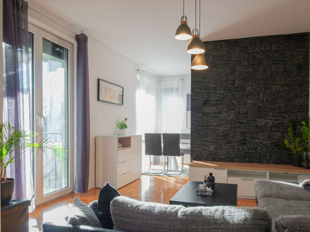 STADTBLICK – 2-Zimmer-Maisonette-Wohnung mit Terrasse, Loggia und Tiefgaragenstellplatz in Steyr
