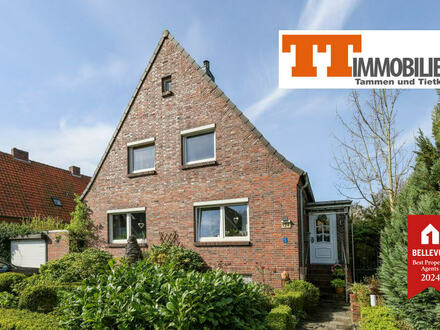 TT bietet an: Hübsches Einfamilienhaus mit traumhaftem Garten im Villenviertel in Wilhelmshaven!