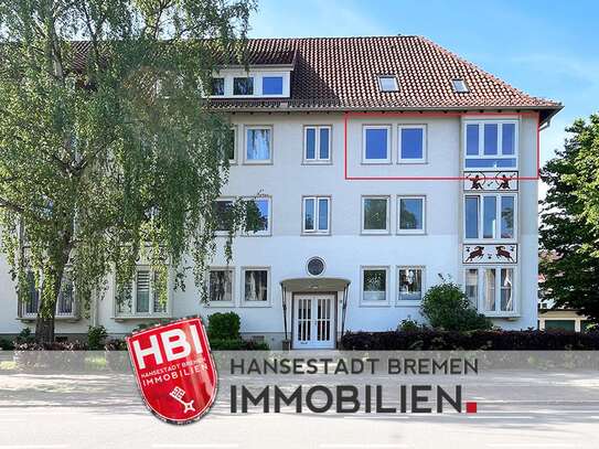Schwachhausen / Modernisierte 3-Zimmer-Wohnung mit Balkon