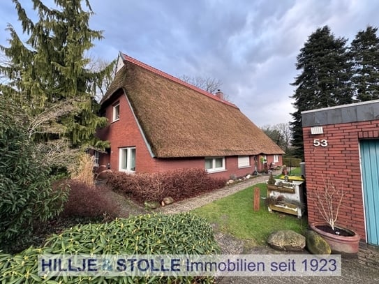 Reetgedecktes Bauernhaus mit zwei Wohneinheiten in Wardenburg - Tungeln!