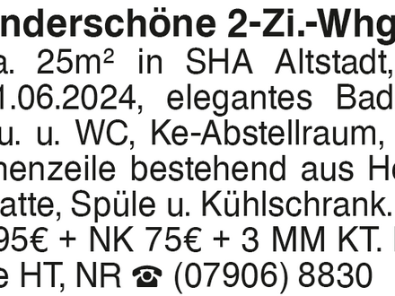 Wunderschöne 2-Zi. Whg