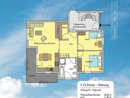 NEUBAU: 3,5 Zimmer EG-Whg in 97944 Kupprichhausen