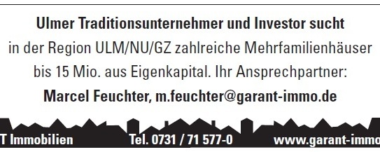 Ulmer Traditionsunternehmer und Investor sucht