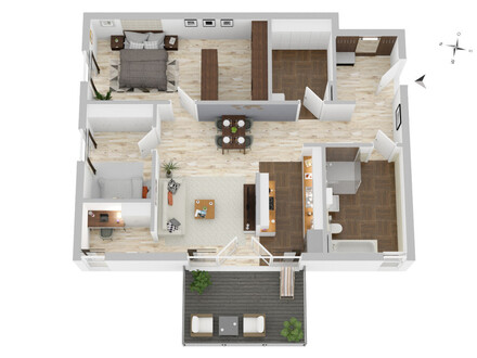 Eine Wohnung zum Verlieben!