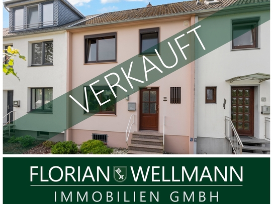 Achim - Uphusen | Gepflegtes Reihenmittelhaus mit Südwest-Terrasse, Vollkeller und Garage in idyllischer Ortsrandlage