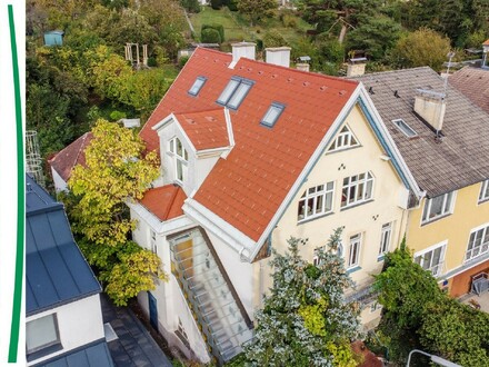 Beim Lainzer Tor - modernisierte Jugendstilvilla mit romantischem Garten